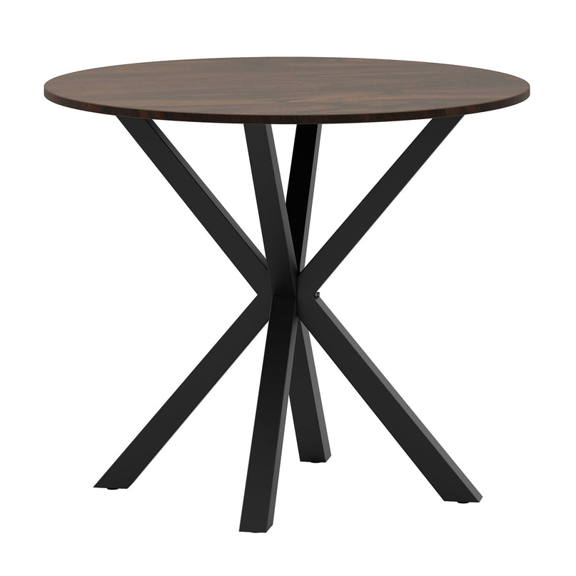Giantex 36" Round Dining Table for 4 with Rubber Wood Legs