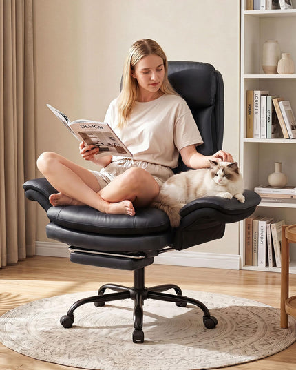 Giantex Big & Tall Office Chair with Adjustable Armrest