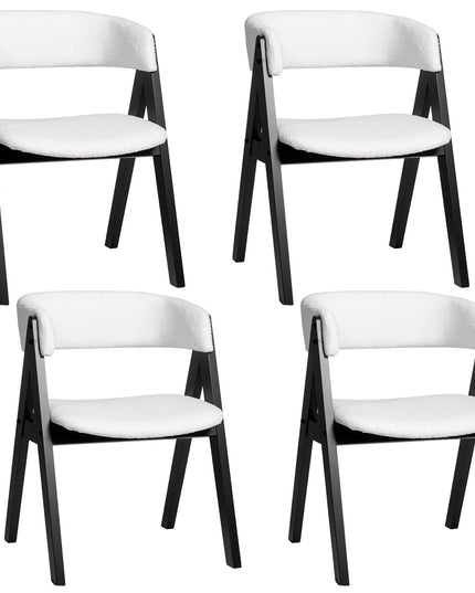 Giantex Wooden Dining Chairs Set for Home Living Room