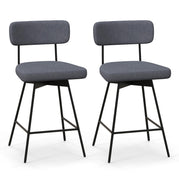Set of 2，25 Inches / Grey