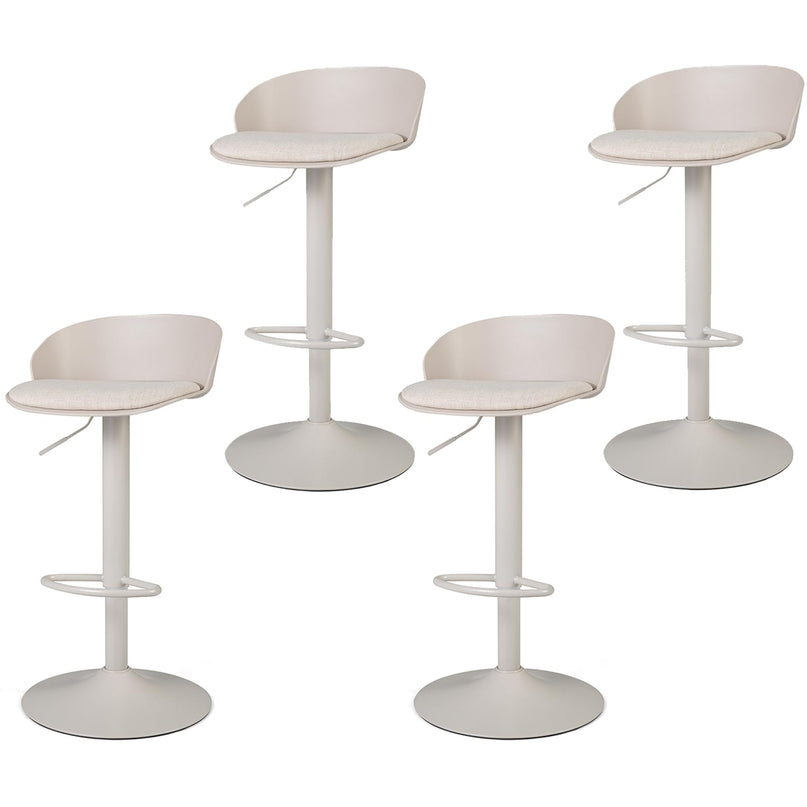 GIANTEX Swivel Bar Stools Set of 2/4 for Dining Room Island