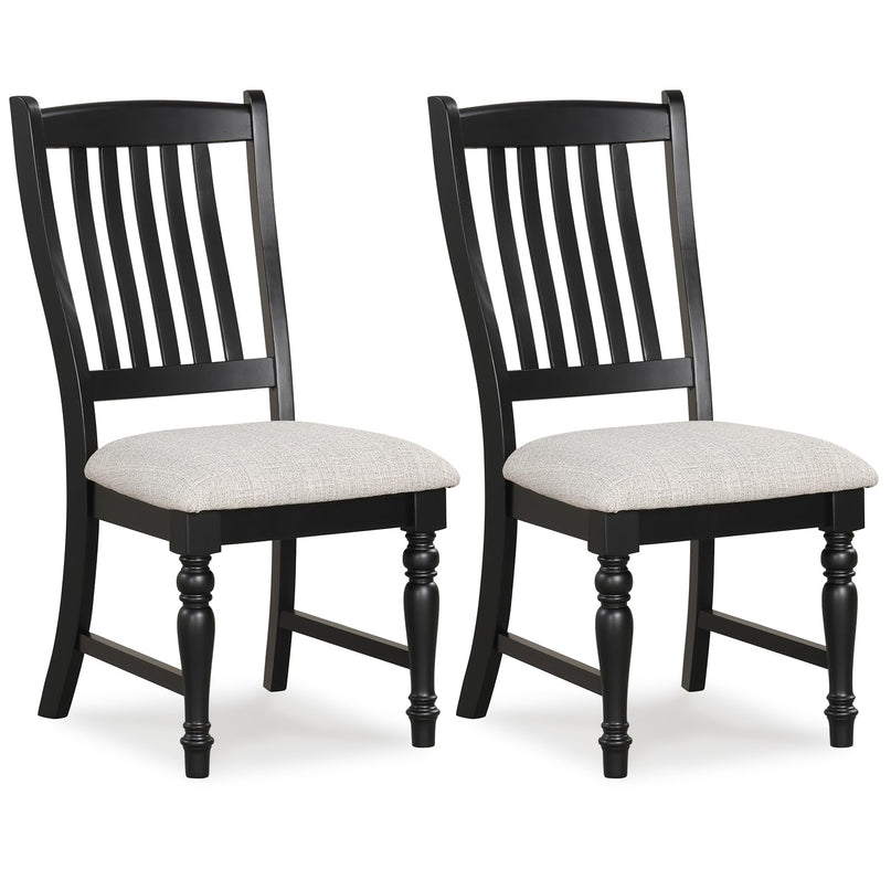 Giantex Wood Dining Chairs Set of 2/4 with Cushion Seat
