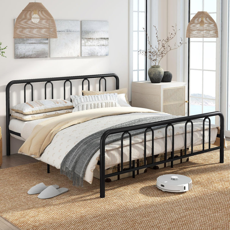 Giantex Full/Queen Size Bed Frame with Headboard