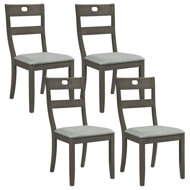 Giantex Wooden Dining Chairs Set of 2/4 for Restaurant