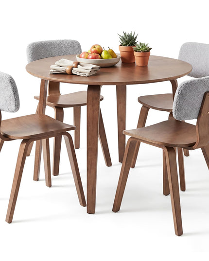 Giantex 37.5" Round Dining Table Set for Small Apartment