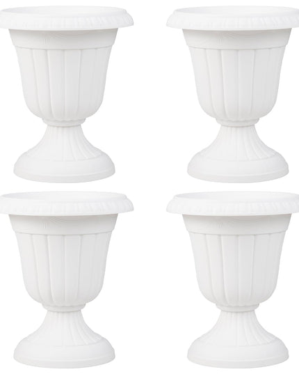 Giantex 18" Tall Vintage Planters Set of 2/4 for Front Porch Home Wedding