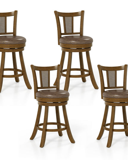 Giantex 25"/30" Bar Stools Set of 2/4 for Kitchen Island Dining Room Pub