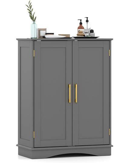 Giantex Freestanding Floor Cabinet Storage Organizer for Living Room