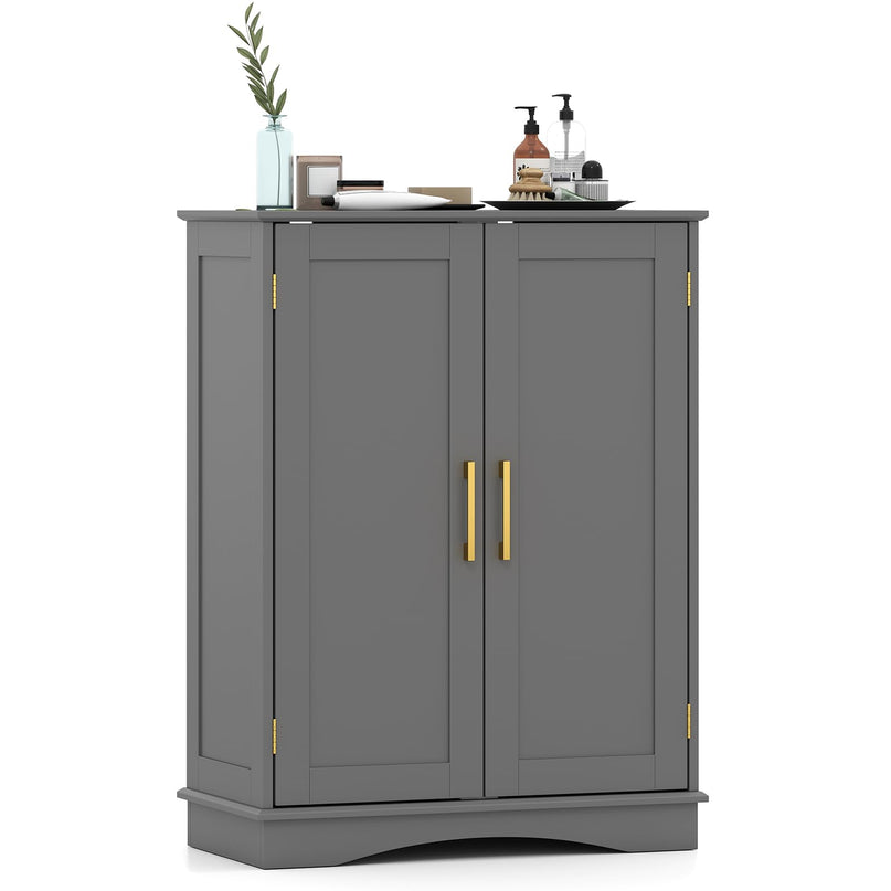 Giantex Freestanding Floor Cabinet Storage Organizer for Living Room