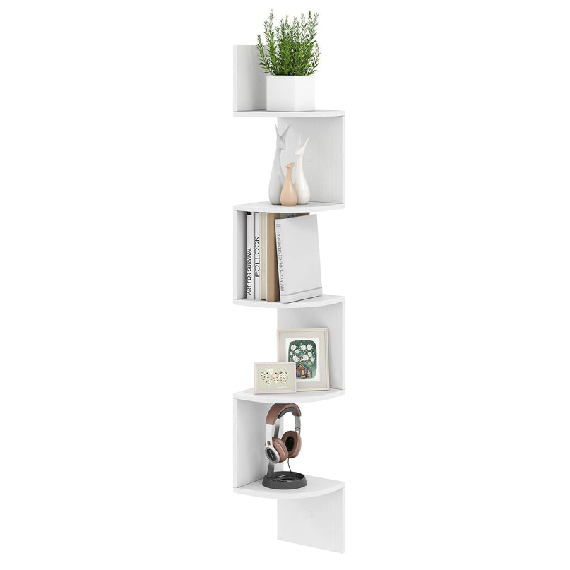Giantex Corner Shelf Wall Mounted for Living Room