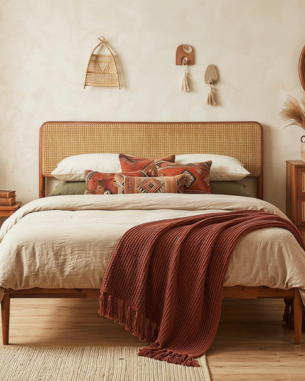 Giantex Wooden Bed Frame Twin/Full/Queen Size