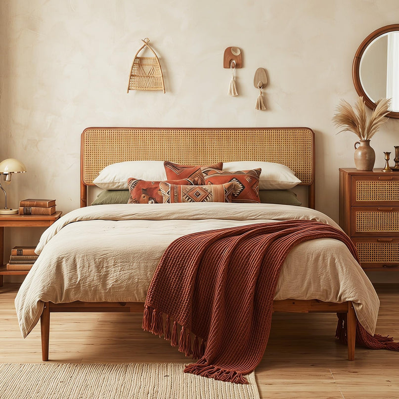 Giantex Wooden Bed Frame Twin/Full/Queen Size