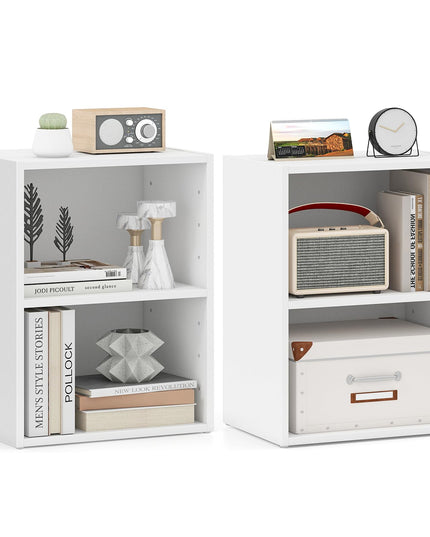 Giantex 3 Tier Bookshelf with Open Cubes for Living Room