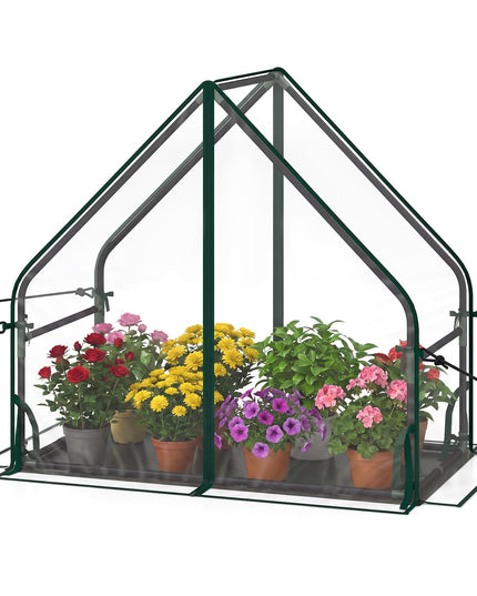 Giantex Mini Greenhouse with Sturdy Metal Frame