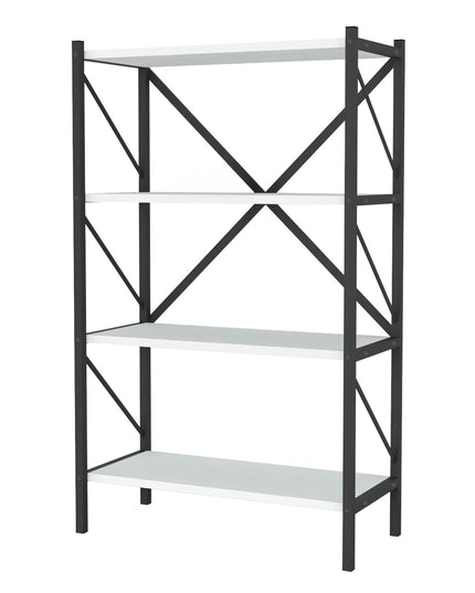 Étagère à Livres Giantex à 3/4 Niveaux avec Cadre Métallique Robuste