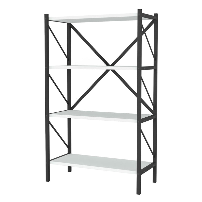 Giantex 3/4 Tier Bookshelf with Heavy-Duty Metal Frame