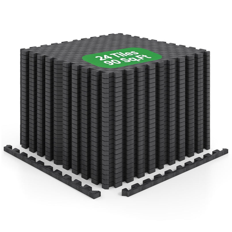 GIANTEX 24" x 24" 12/18/24/36 PCS Interlocking EVA Foam Floor Tiles