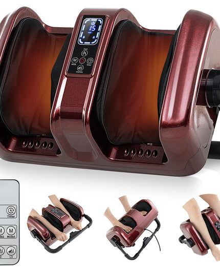 Giantex Foot Massager with Heat, 3 Massage Modes & Speed, Timer, 3 Intensity, Washable Cover