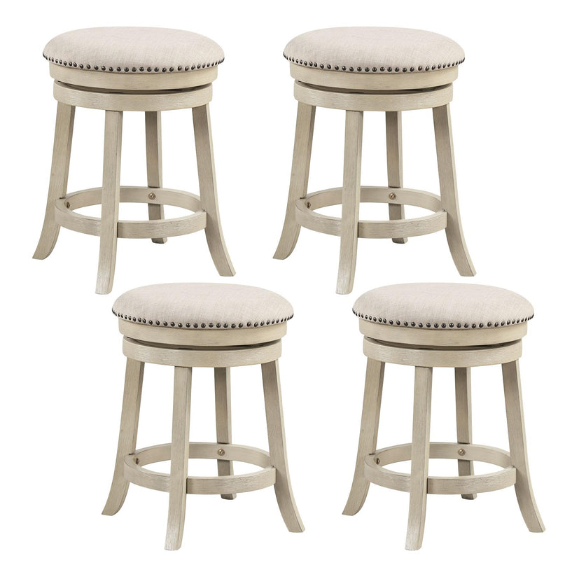 Giantex Swivel Bar Stools Set of 2/4 with Comfy Padded Seat Cushion