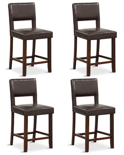 4-Piece Bar Chair Set - Giantex