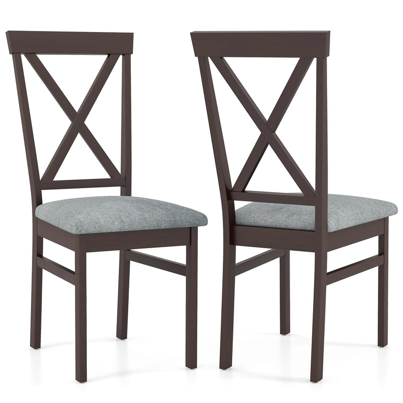 Giantex Wooden Dining Chairs Set for Dining Living Room Home