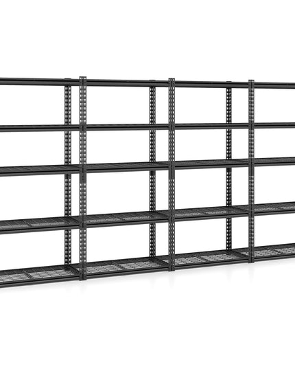 Giantex 5-Tier Metal Storage Shelves Heavy Duty Garage Shelving Units(36" L x 18" W x 72" H)
