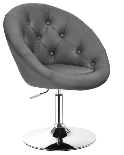 Giantex Swivel Round Tufted Vanity Chair, Set of 2 Height Adjustable