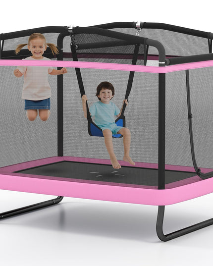 Giantex 6 FT Trampoline for Kids with Swing