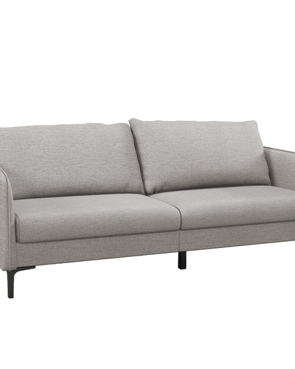 Giantex Upholstered Sofa Couch, 76" Modern Grey Loveseat