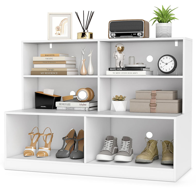 Giantex Storage Bench with Shelf for Living Room