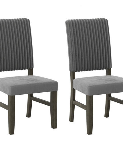 Giantex Dining Chairs Set of 2/4 with Rubber Wood Legs