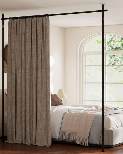 Giantex Room Divider Curtain Rod for Room Separation in Apartment
