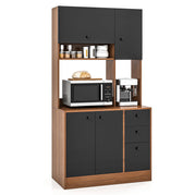 Walnut & Black