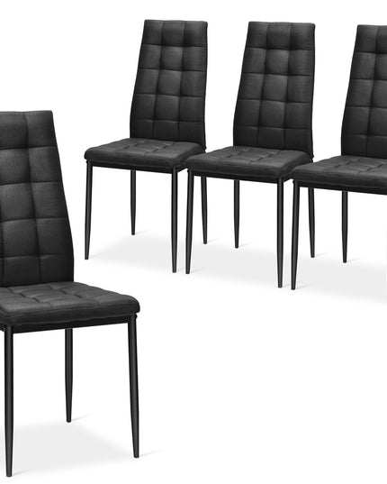 Giantex Dining Chairs Set of 4 Black