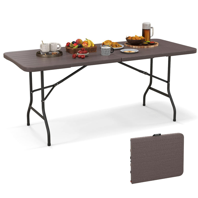 Giantex 6ft HDPE Folding Table