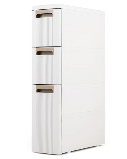 Giantex 3-Tier/ 4-Tier Narrow Rolling Storage Cabinet (1/2)