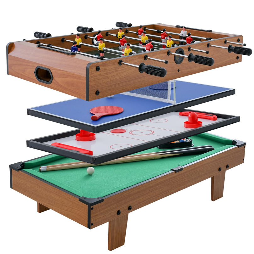 Giantex 4-in-1 Combination Game Table with Soccer