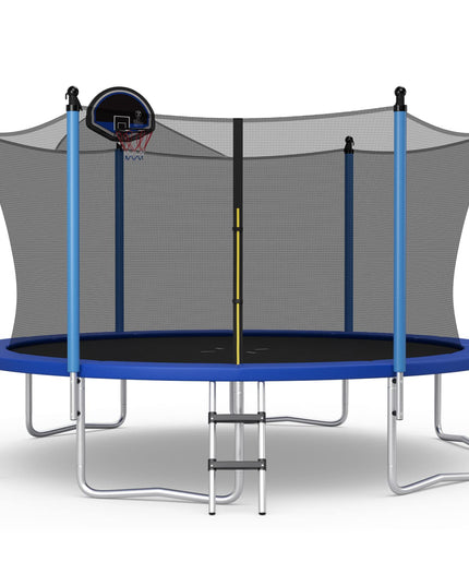 Trampoline with Basketball Hoop - Giantex