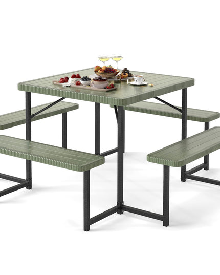 Giantex Picnic Table Bench Set for 4-8 People
