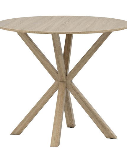 Giantex 36" Round Dining Table for 4 with Rubber Wood Legs