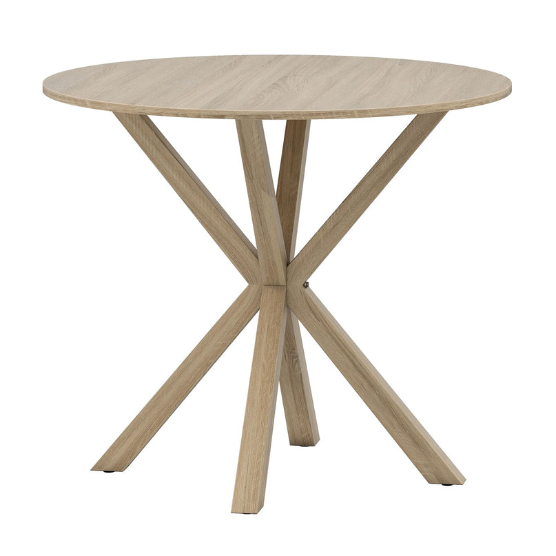 Giantex 36" Round Dining Table for 4 with Rubber Wood Legs
