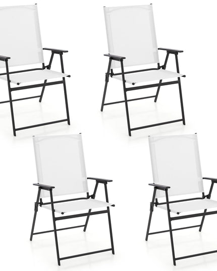 Giantex Patio Folding Chairs Set