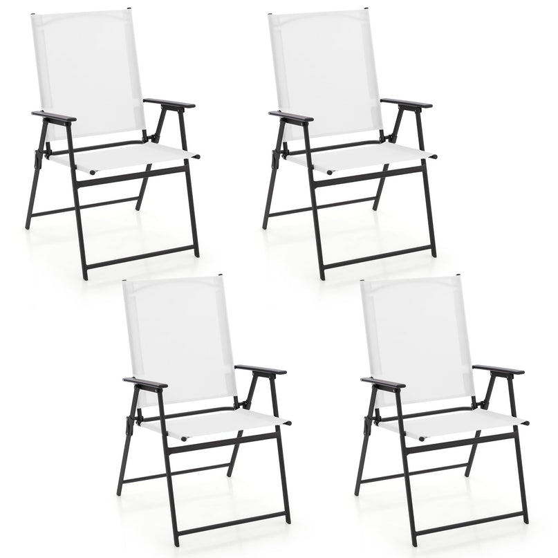 Giantex Patio Folding Chairs Set