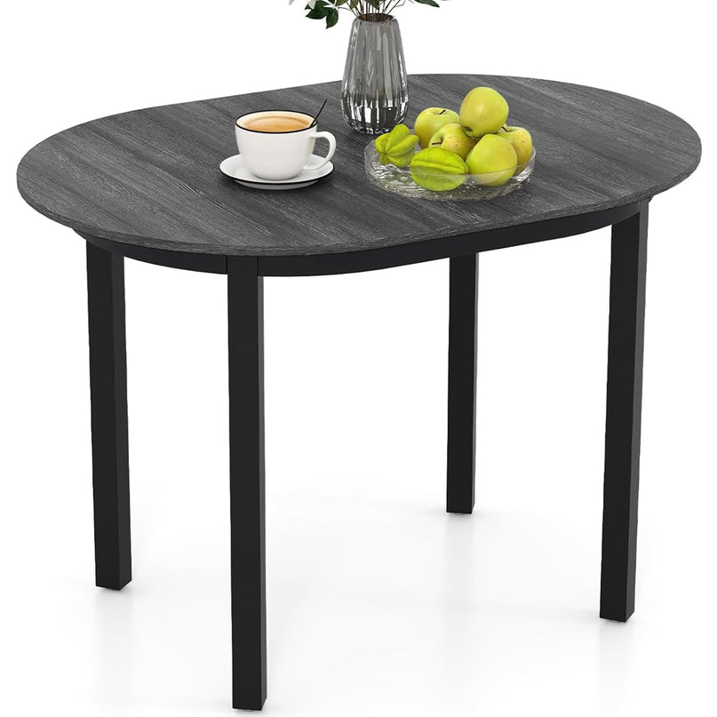 Giantex 43" Wooden Oval Dining Table for 2-4 People | Load 260 LBS