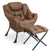 Brown / Lazy Chair+Ottoman