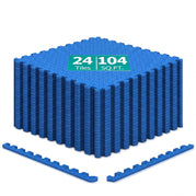 Blue / 104 Sq.Ft (24 Tiles)