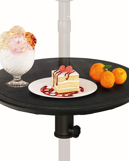 Giantex Umbrella Table - 20" Outdoor Side Table with 1.5" Umbrella Hole, Height Adjustable Knob
