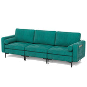 3 Seat Sofa Couch / Blue