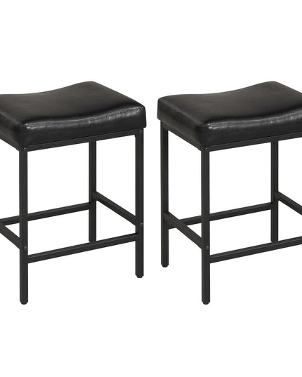 Chaises de bar Giantex de 25 pouces à hauteur de comptoir pour îlot de cuisine avec pieds en métal