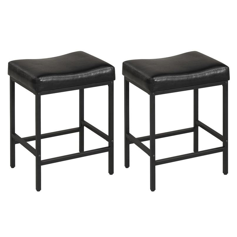 Chaises de bar Giantex de 25 pouces à hauteur de comptoir pour îlot de cuisine avec pieds en métal